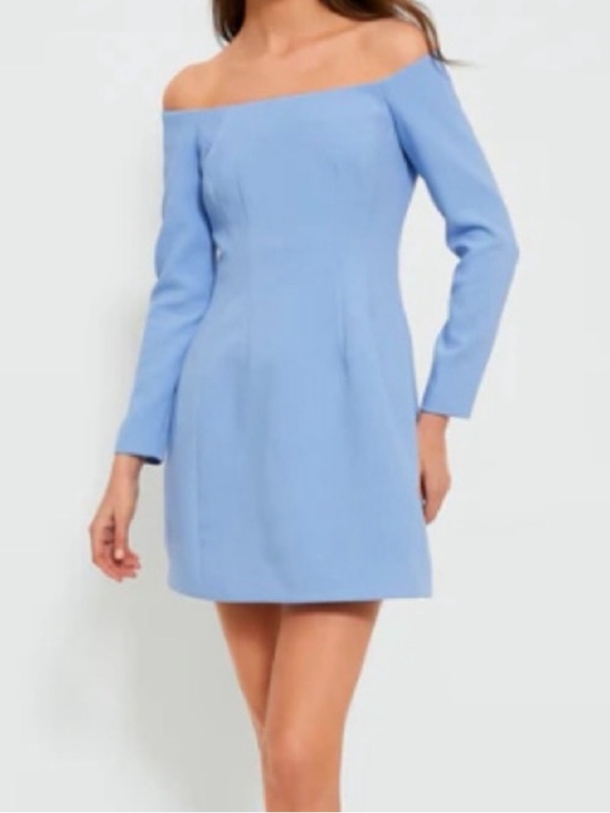 Tuckernuck Dresses & Skirts - Tuckernuck Blakely Long sleeve Mini Dress Cornflower Blue Size 6 NWT